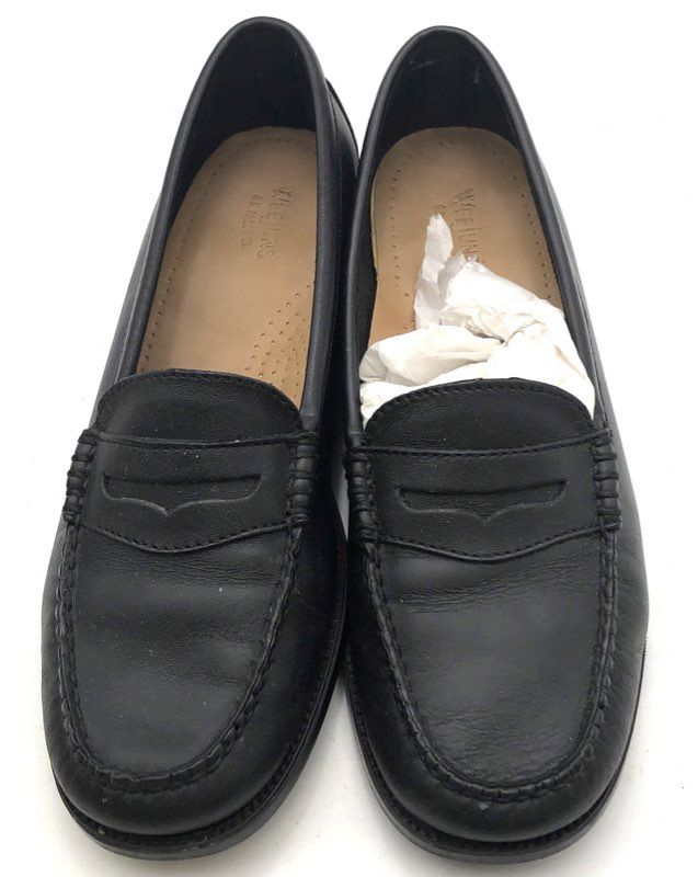 G.H. Bass & Co. Weejuns Kathleen Black Leather Penny Loafers Lot of 2 Size 7 M