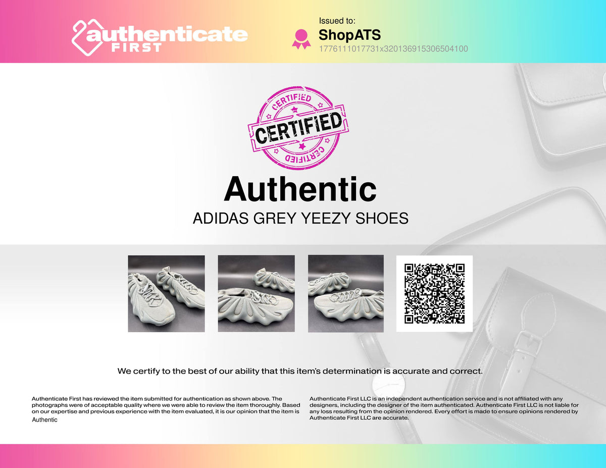 Adidas Yeezy 450 Stone Teal Sneakers Size 9 COA