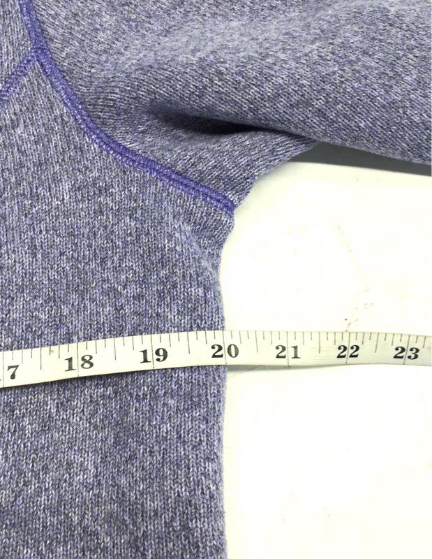 The North Face Women's Purple Heather Crescent Full Zip Hoodie Fleece Sz M