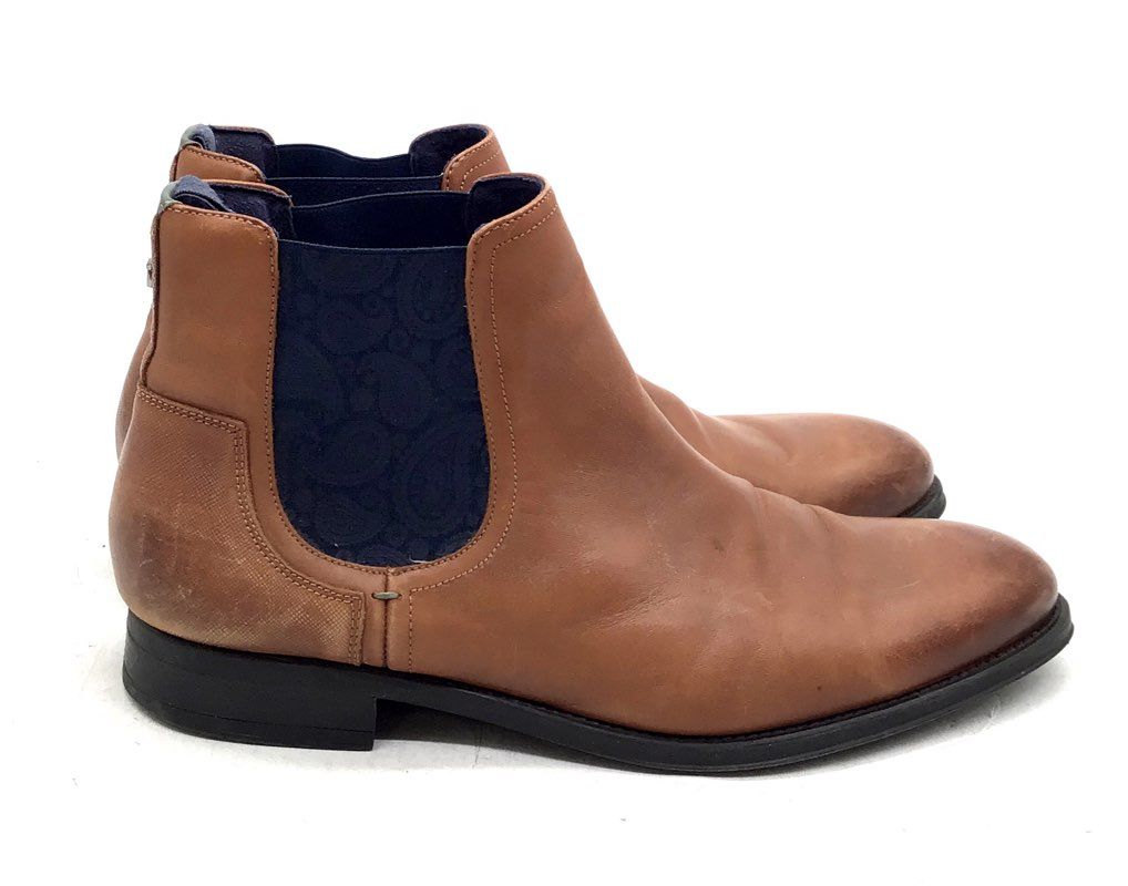 Ted Baker London Men's Brown Chelsea Boots - Size 10