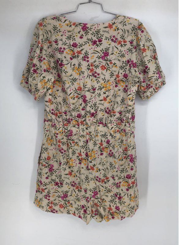 NWT Chelsea & Violet Women's Multicolor Floral One-Piece Romper - Size L