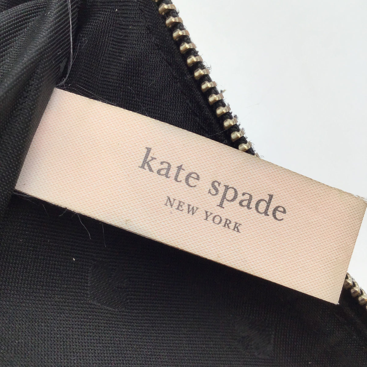 Kate Spade Black Leather Logo Clutch (+COA)