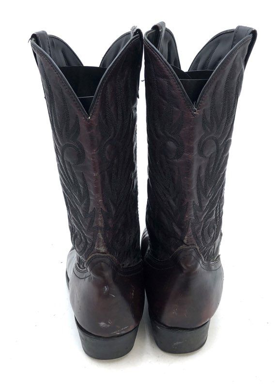 Laredo 12628 Dark Cherry Brown Western Cowboy Boots Men's Size 12 EW