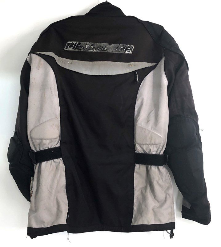 Fieldsheer Men's Black Gray Hydro Tour Motorcycle Riding Jacket Size XL