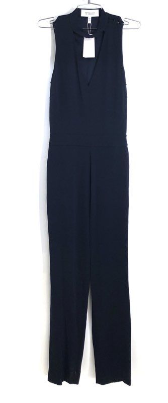 Derek Lam 10 Crosby Women's Io Jumpsuit Midnight Blue Sleeveless NWT Size 6