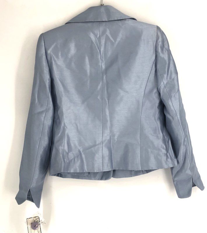 NWT Kasper Women's Blue Two Piece Skirt Suit Set - Size 2P