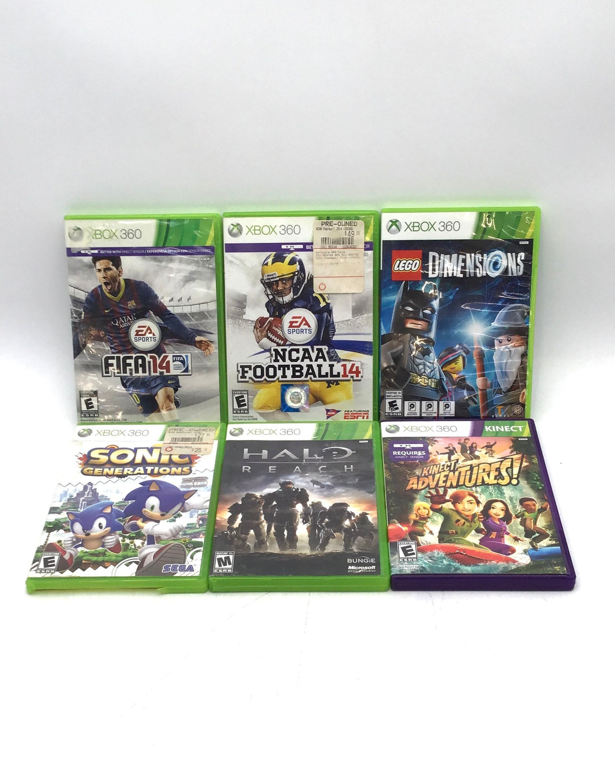 Microsoft Xbox 360 Video Game Lot - Kinectimals, Dance Central 2 And More