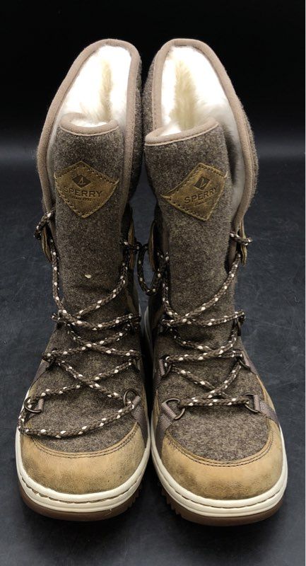 Sperry Women's Brown Faux Fur Snow Boot - Size 5.5M