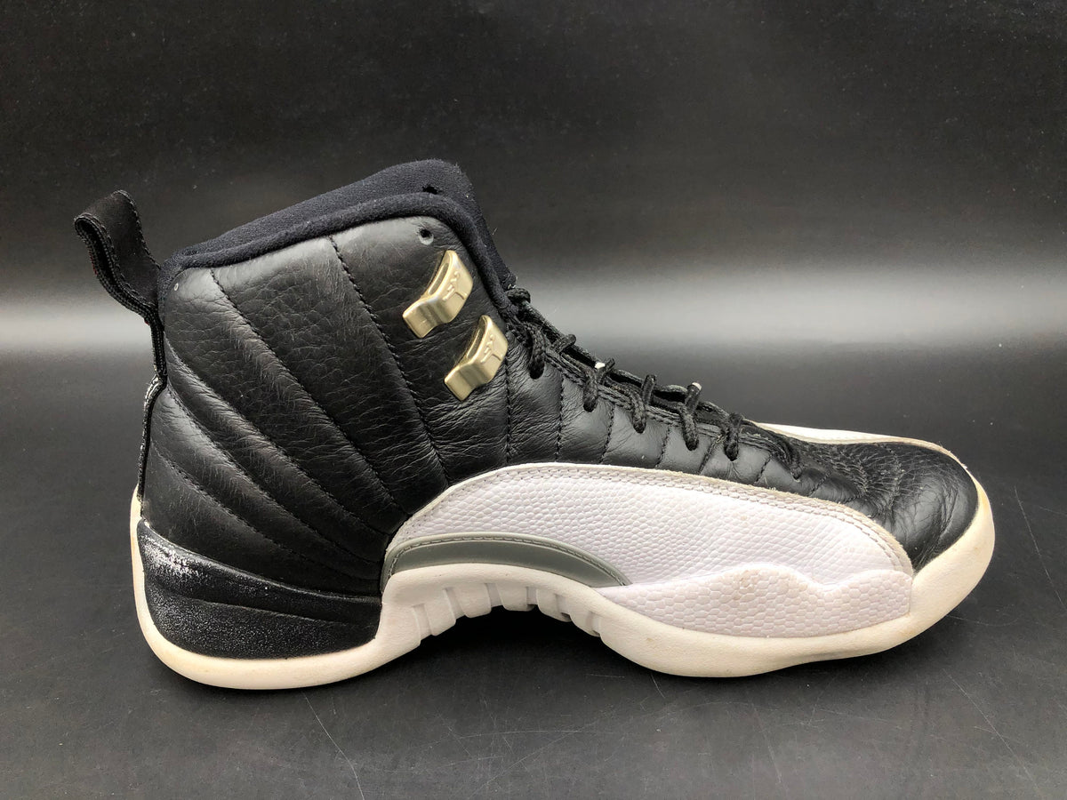 Nike Air Jordan 12 Retro Playoff 2022 Black White Red Size 7 COA