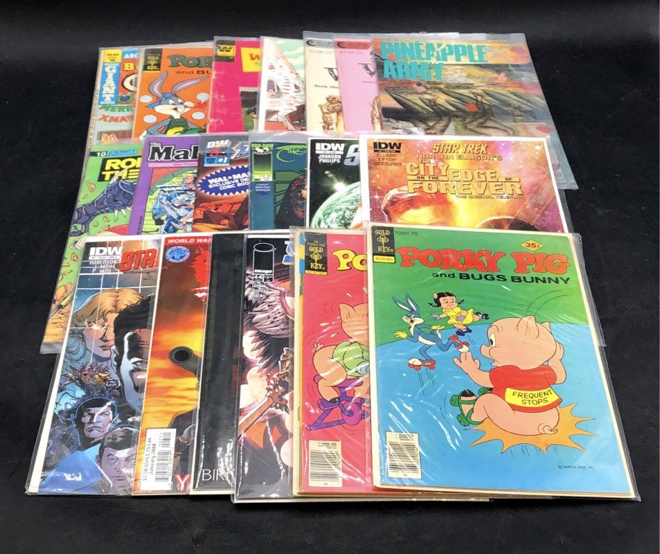 Comic Book Lot Mixed Publishers 1970s-2020s Superhero Sci-Fi 20 Comics