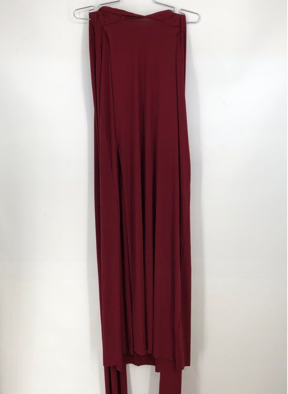 NWT Twobirds Women&#39;s Burgundy Slit Maxi Dress - Size A