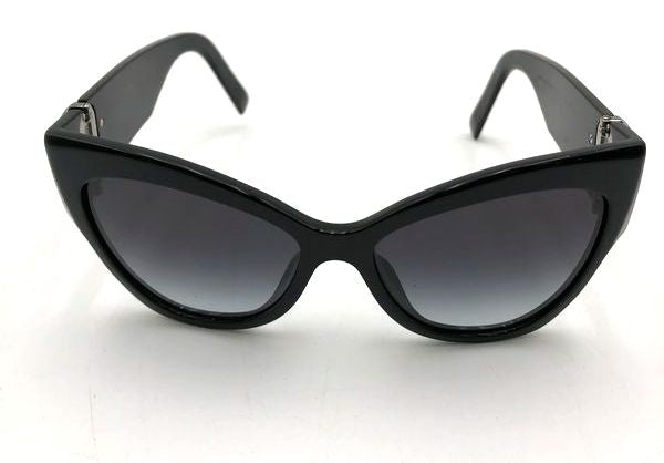 Marc Jacobs Women's Black Cat Eye Sunglasses Gradient Lenses MARC 109/S COA
