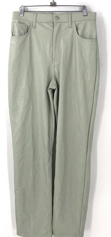 NWT Abercrombie & Fitch Women's Sage Green 90s Straight Ankle Pants - Size 29/8
