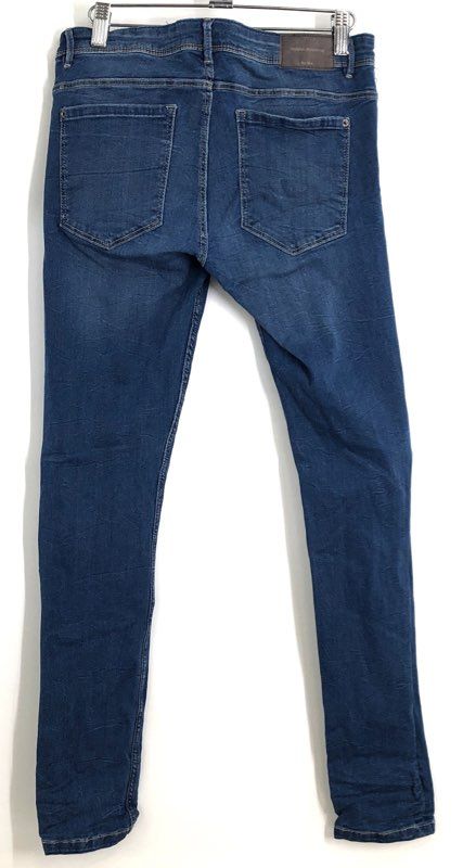 Zara Women's Trafaluc Denim Makers Skinny Blue Medium Wash Jeans Size 10