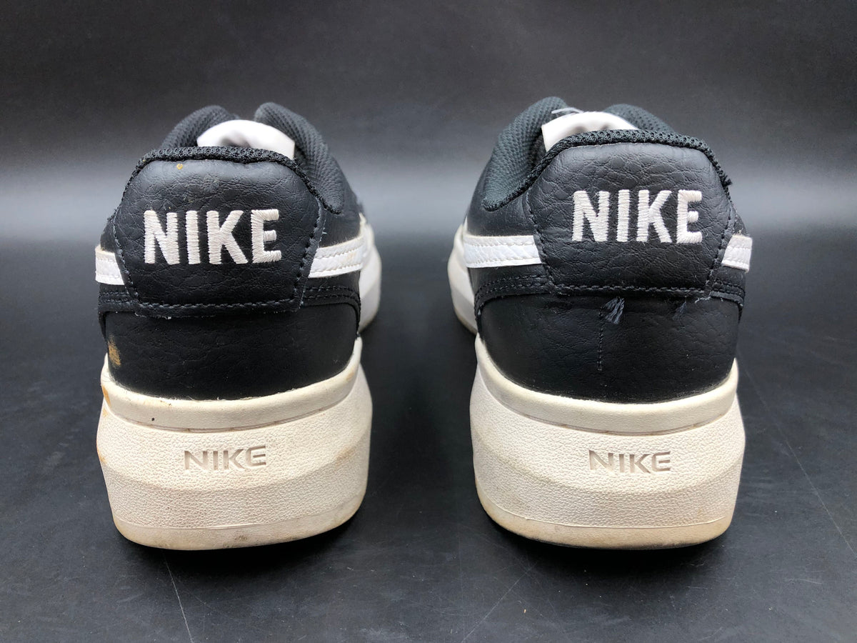 Nike Women's Court Vision Alta Black White Platform Low Top Sneakers Size 8