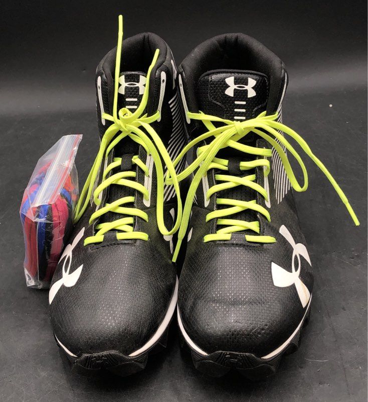 Under Armour Highlight RM Men's Football Cleats Black White Size 13