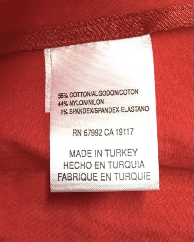 Sigrid Olsen Women's Ribbon Red Asian Accents Cotton Blend Coat Sz S NWT