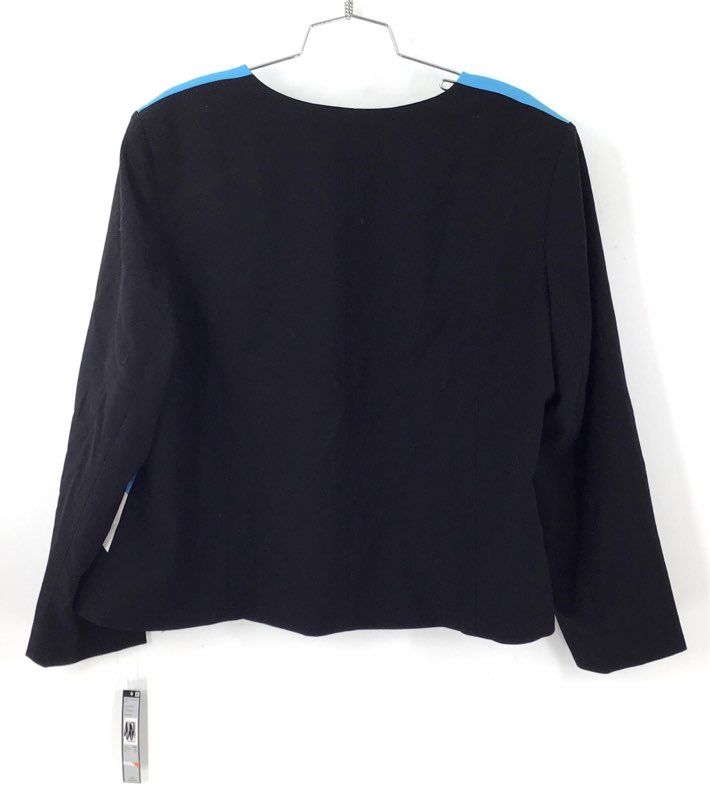 NWT Tahari Arthur S. Levine Women's Black Blue White Blazer - Size 16W