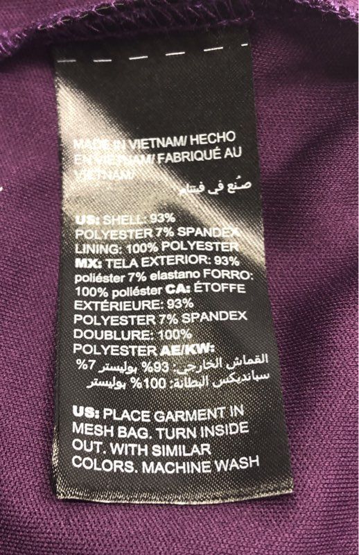 Chico's Women's Travelers Lurex Jacquard Tank Top Mystique Purple Sz 1 NWT
