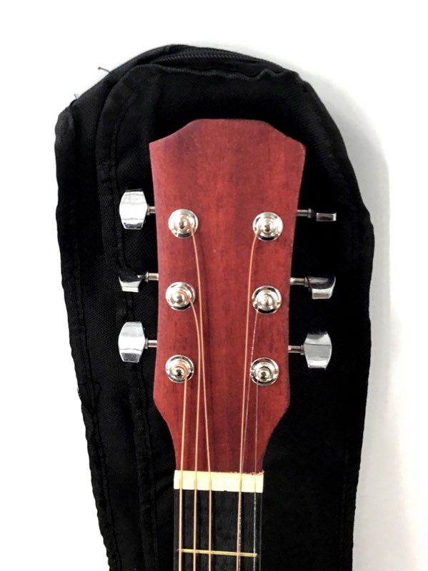 FT-221 6-String Cutaway Acoustic Guitar Natural Finish with Gig Bag & Extras