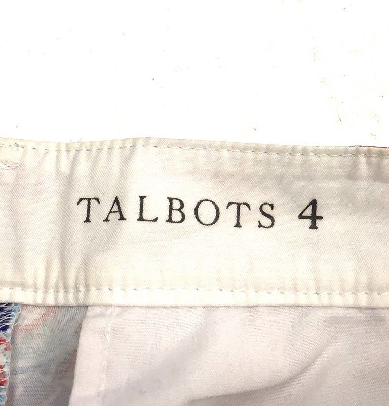 Talbots Women's Seahorse Starfish Nautical Print Cotton Blend Shorts Sz 4