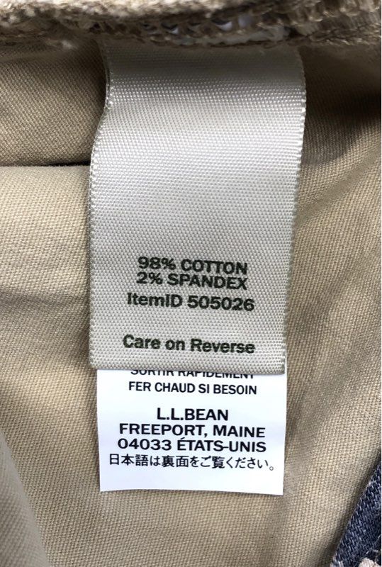 L.L.Bean Women's Stretch Canvas Cargo Pants Boulder Tan Favorite Fit NWT Sz 12