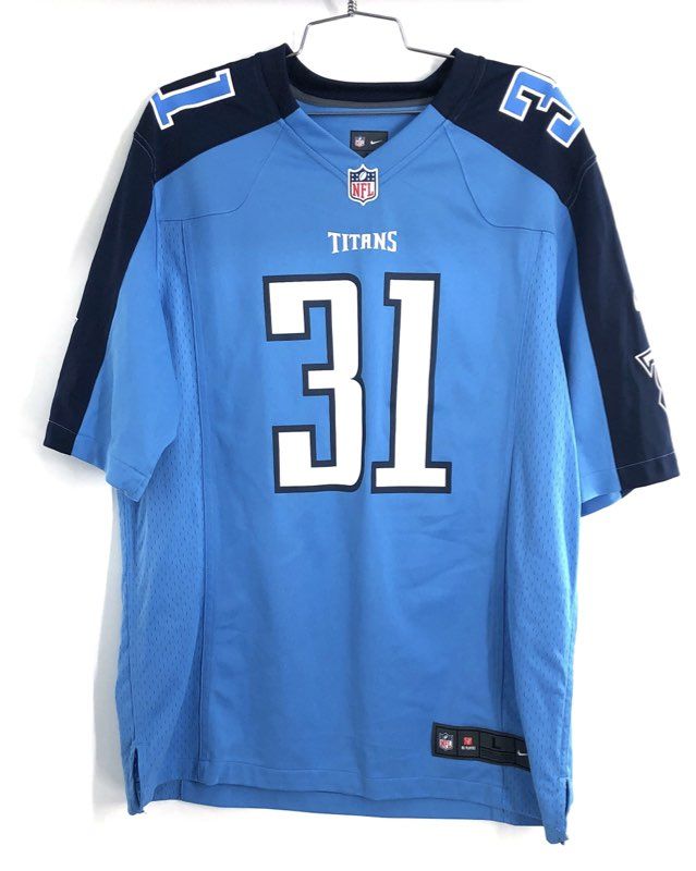 Nike NFL Football Tennessee Titans Bernard Pollard Signed Jersey Size L #31