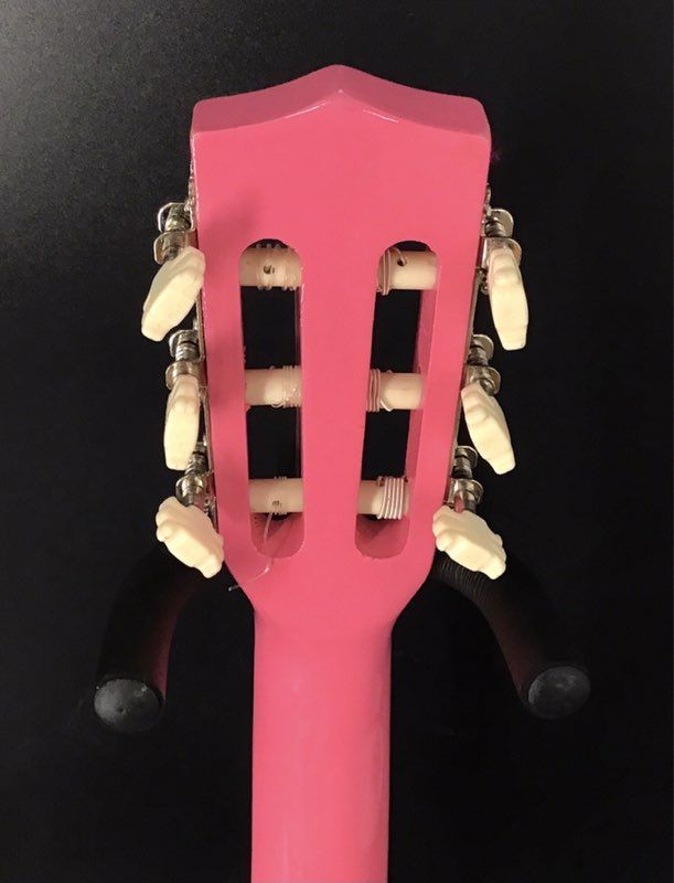 Music Alley Pink Musical Instrument 6 String Acoustic Guitar