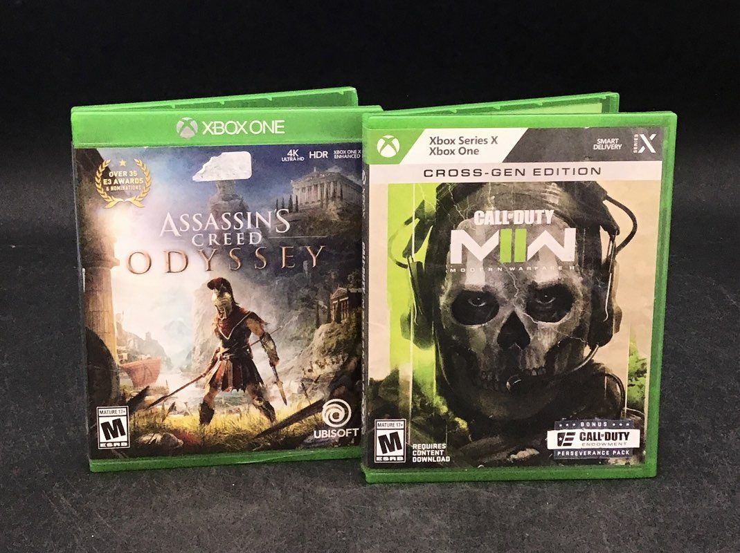 GTA V Sekiro 12 Xbox One Game Lot Call of Duty Assassin's Creed NBA 2K22