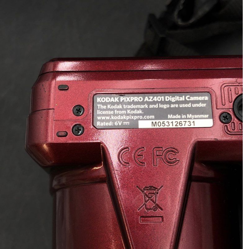 Kodak Pixpro AZ401 16MP 40x Optical Zoom Digital Bridge Camera Red