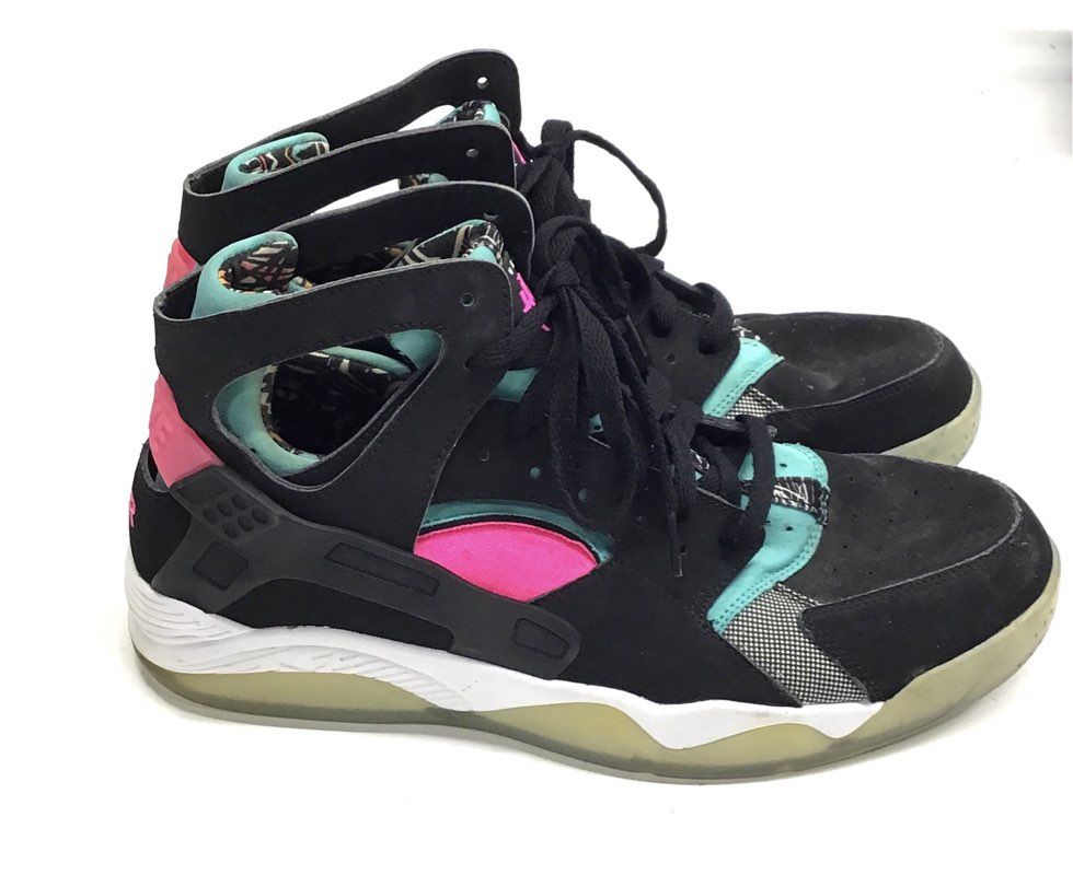 Nike Air Command Force Lions Black Hyper Jade Pink High Top Size 11