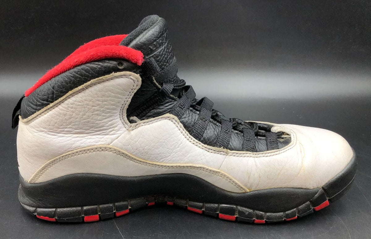 Nike Air Jordan 10 'Double Nickel' Men's White/Black/Red Sneakers - Sz 8 (+COA)