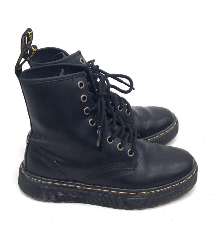 Dr. Martens Women's Zavala Black Combat Boots - Size 5