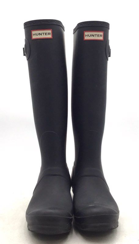 Hunter Women&#39;s Black Rain Boots - Size 10