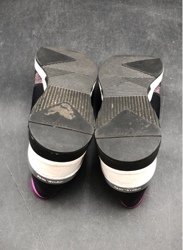 Michael Kors Women's Pink Black Athletic Shoes - Size 7M
