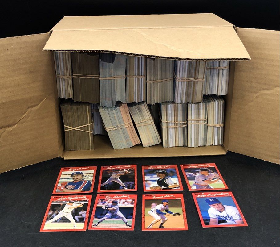 11.4 Lbs. Lot Of Donruss Baseball MLB Cards. Medium Box, Unsorted