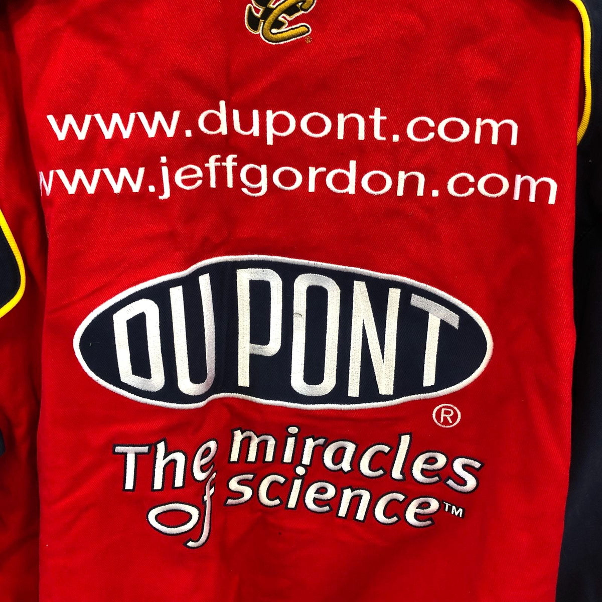 Chase Authentics Men's Red/Blue/White Dupont Jeff Gordon Racing Jacket - Size XL