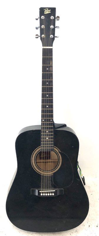 Rogue RA-090 Black Dreadnought Acoustic Guitar
