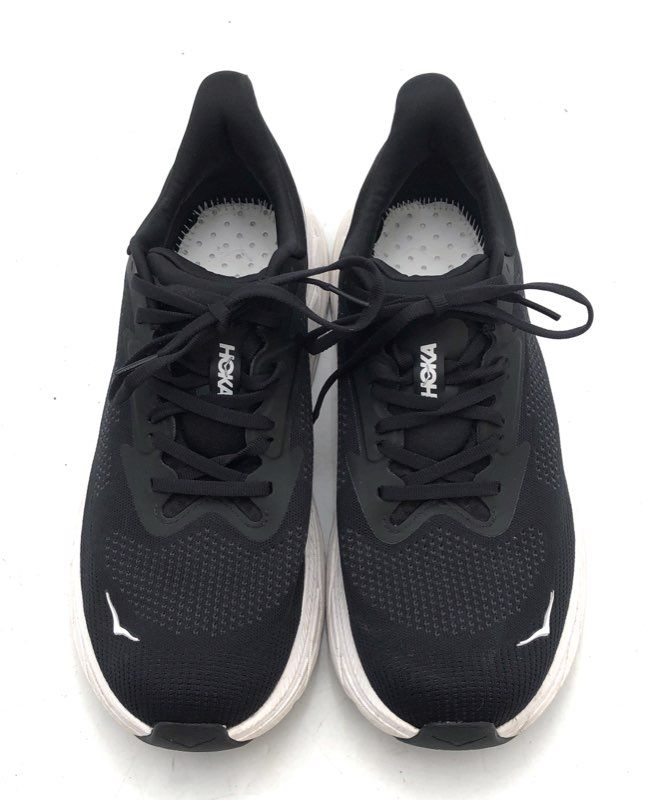 Hoka Arahi 7 Black White Men's Road Running Shoes Size 10 2E Wide
