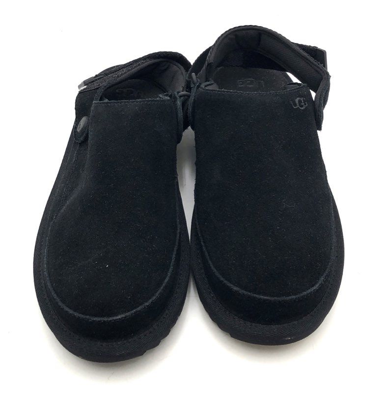 Ugg Goldenstar Clog Black Suede Kids Size 4 EU 36