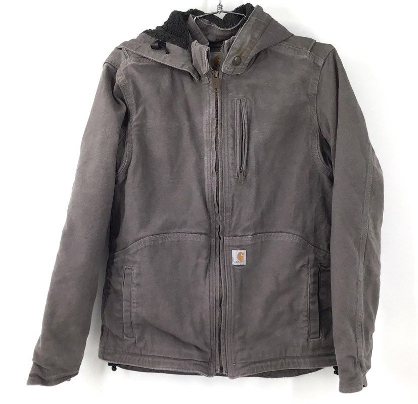 Y2K 2000s Carhartt Boys Gray Work Jacket - Size S(4/6)