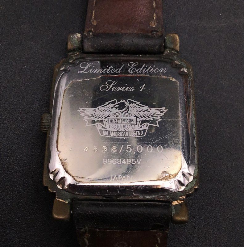 Vintage 1995 Harley-Davidson Racing Legacy Limited Edition Watch in Tin