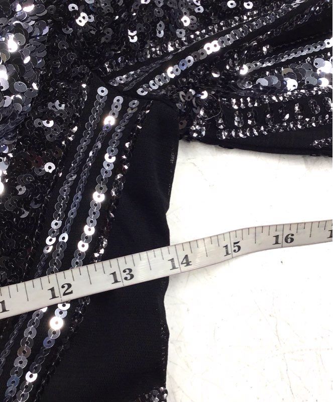 NWT Express Women's Black Sequin Bodycon Dress - Size XS