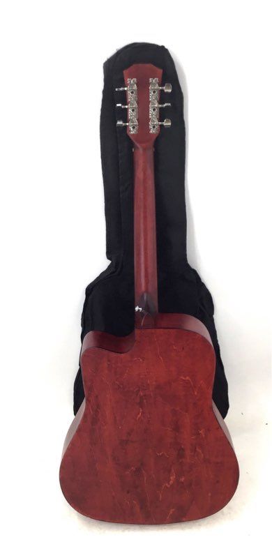 FT-221 6-String Cutaway Acoustic Guitar Natural Finish with Gig Bag & Extras