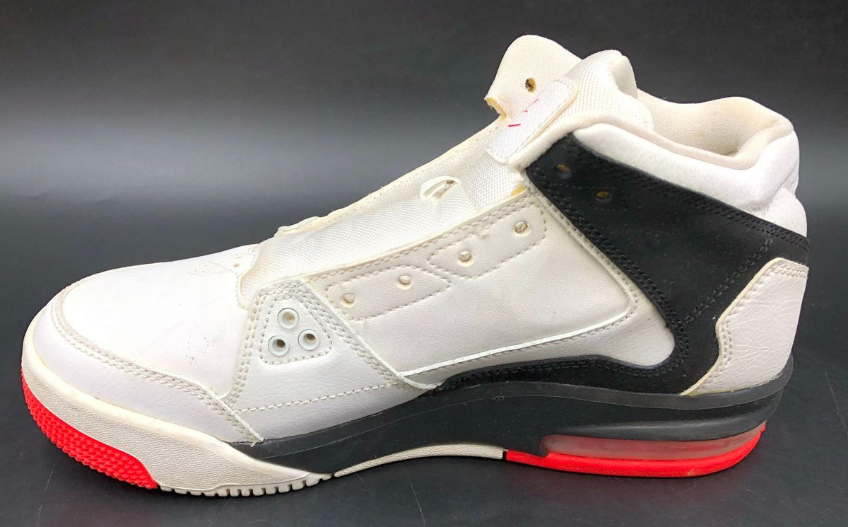 Nike Air Jordan Flight Origin GS 'White Black' & Red Sneakers - Size 5.5Y (+COA)