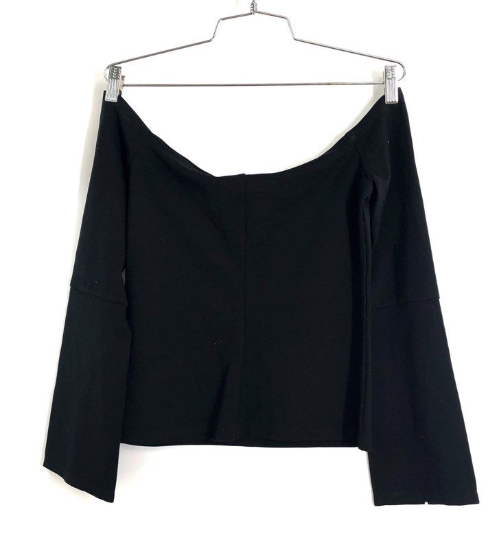 Alexis Women's Black Alexie Off-The-Shoulder Top Sz L NWT
