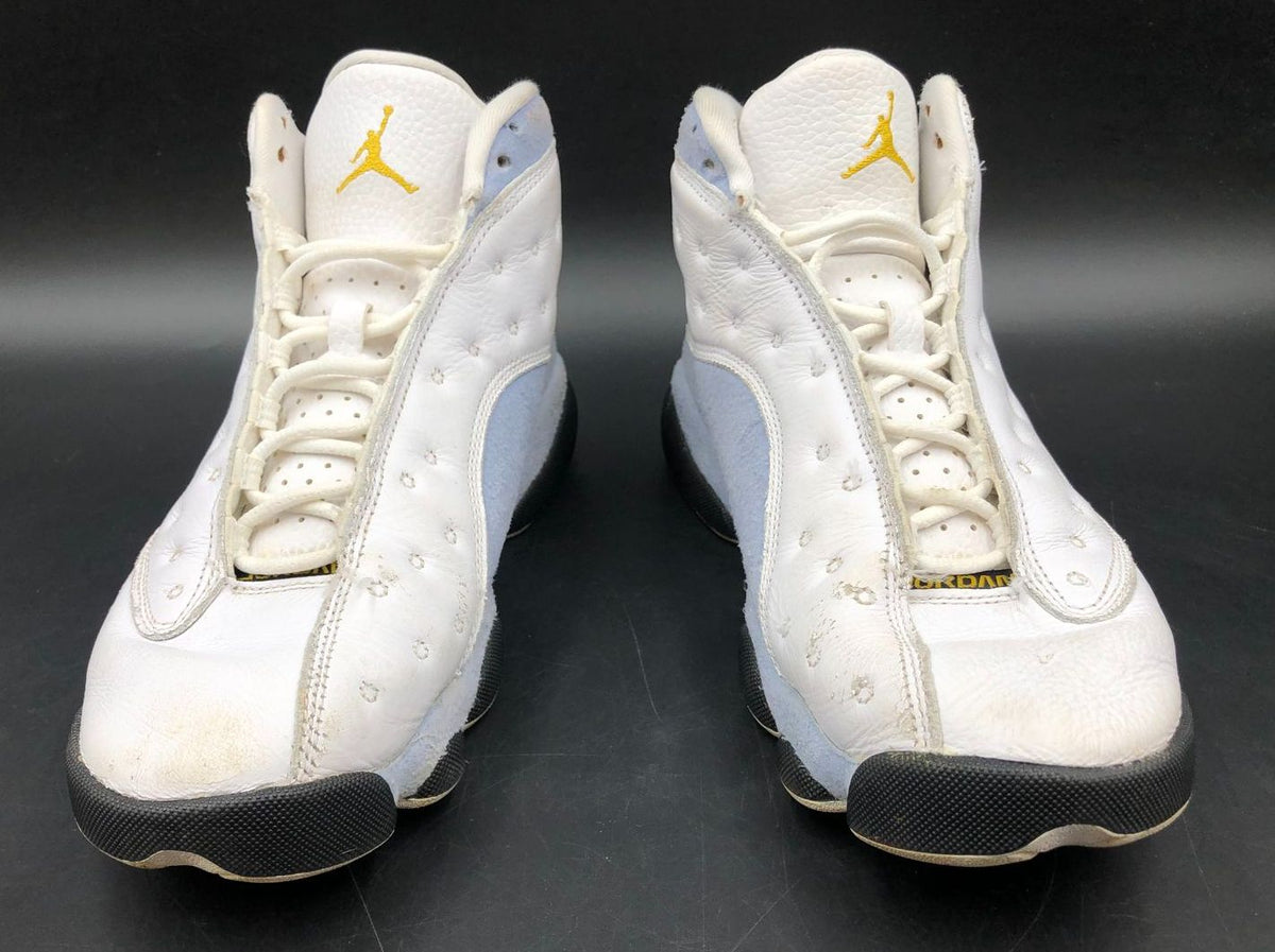 Nike Air Jordan 13 Retro Men's 'Blue Grey' & White Sneakers - Size 7.5 (+COA)