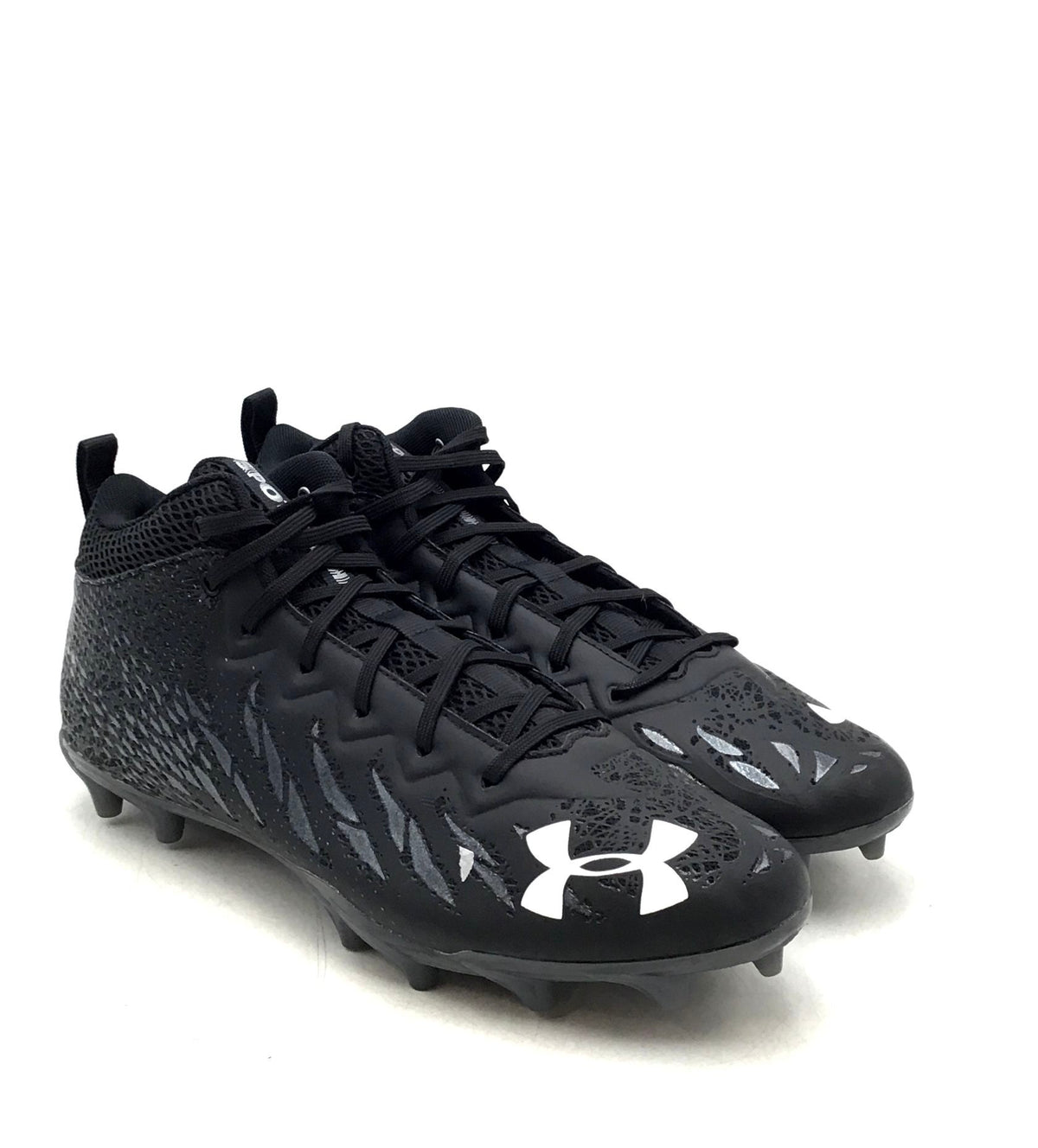 Under Armour Women&#39;s Spotlight Select Mid MC Black Football Cleats - Size 13