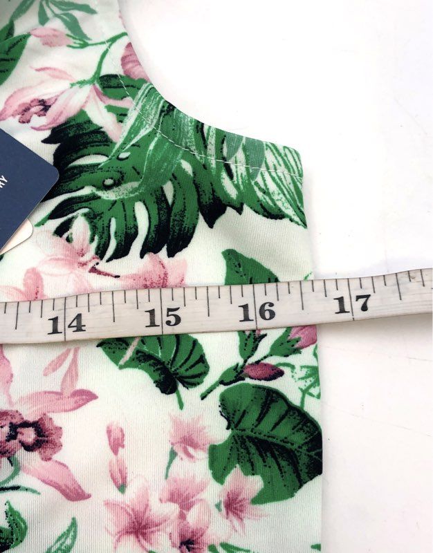Tommy Bahama Golf Women's Tropical Floral Sleeveless Quarter Zip Top NWT Sz XS