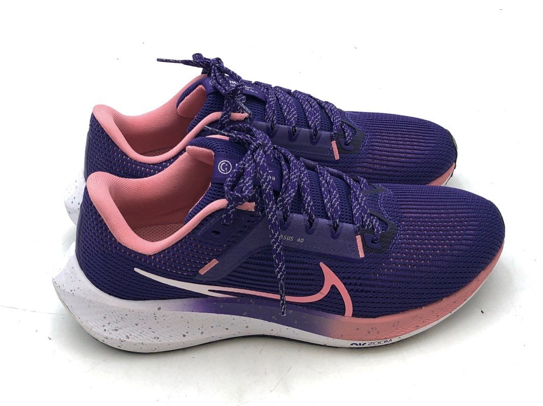 Nike Air Zoom Pegasus 40 Purple Pink White Women's Running Shoes Size 9